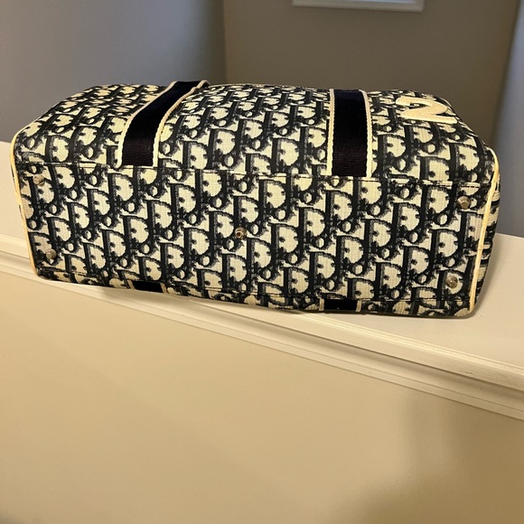 Dior Dark Navy Trotter #2 Boston Handbag - Picture 12 of 15